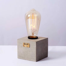 Load image into Gallery viewer, Cement Cube Lamp - Industrial Decorative Lamp Cement Edition
