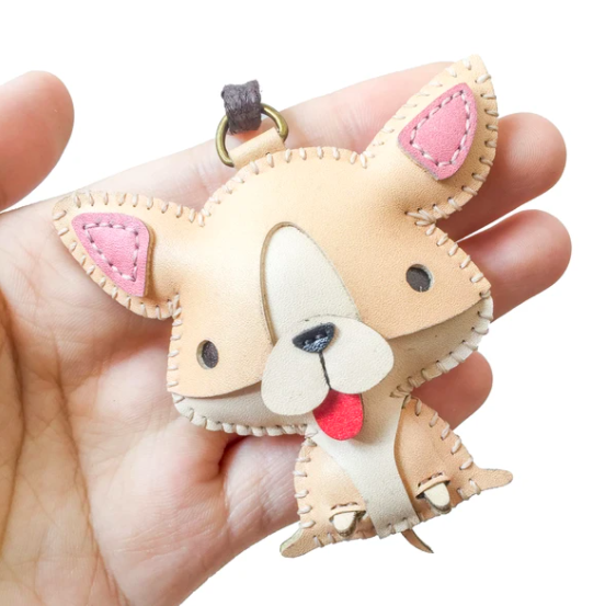 Unique Leather Charm Nude Chihuahua Edition