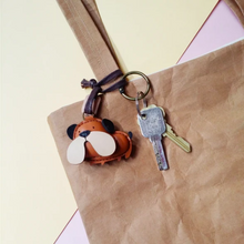 Load image into Gallery viewer, Unique Leather Charm Brown Dark Bull Dog Edition

