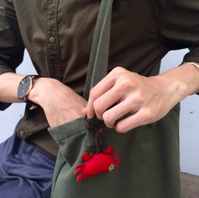 Load image into Gallery viewer, Unique Leather Charm Red Crab Edition

