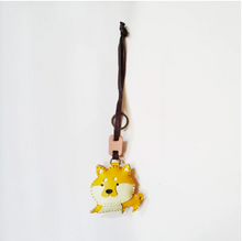 Load image into Gallery viewer, Unique Leather Charm Yellow Shiba Inu Edition
