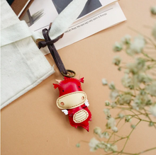 Load image into Gallery viewer, Unique Leather Charm Red Dragon Edition
