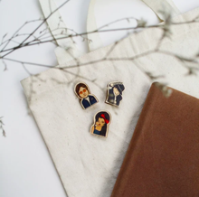 Load image into Gallery viewer, John Lennon Wooden Pin
