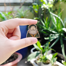 Load image into Gallery viewer, Leonardo Da Vinci Wooden Pin
