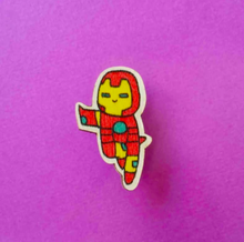 Load image into Gallery viewer, Ironman Wooden Pin
