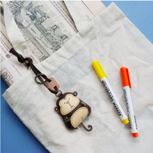 Load image into Gallery viewer, Unique Leather Charm Brown Monkey Edition
